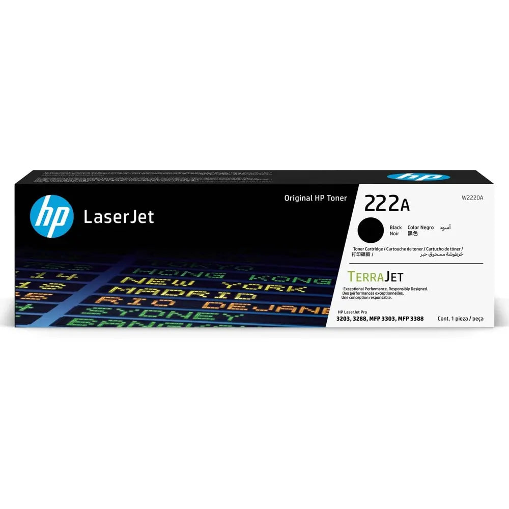 HP 222A Noir – Toner HP LaserJet d’origine — Connecto.ma